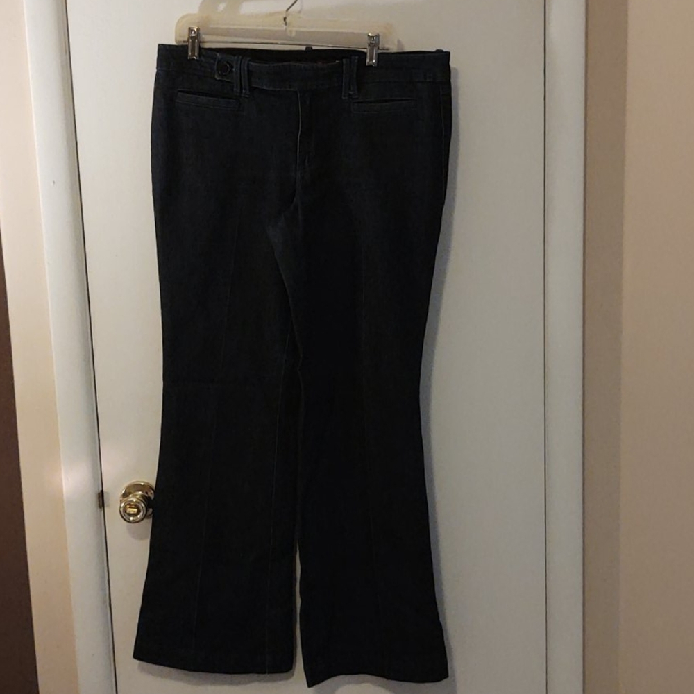Denim slacks